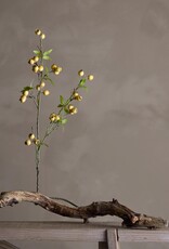 Bloomingville Kunstbloem - Haxthorn tak geel - H84cm