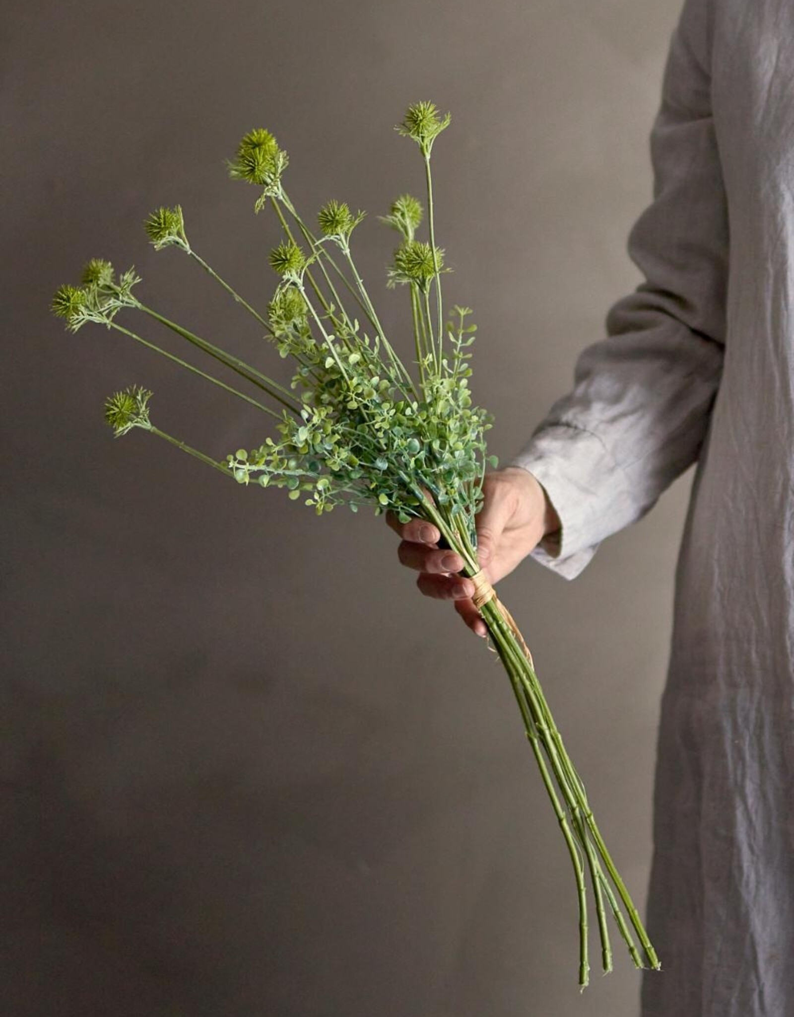 Bloomingville Kunstbloem - Wildflower stem groen - H58cm