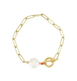 Zusss Armband - Schakel goud