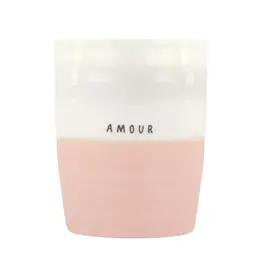 Zusss Koffiemok amour wit/roze