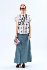 Lollys Laundry Rok -  LunaLL - Maxi skirt - blauw