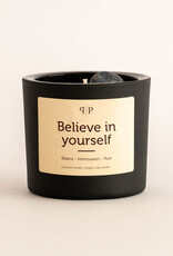 Pottie Pot Geurkaars met edelstenen - Believe in yourself