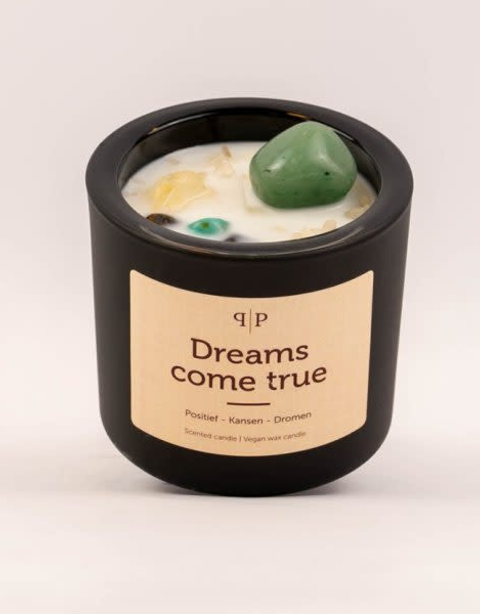 Pottie Pot Geurkaars met edelstenen - Dreams come true