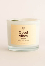 Pottie Pot Geurkaars met edelstenen - Good vibes