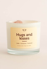 Pottie Pot Geurkaars met edelstenen - Hugs and Kisses