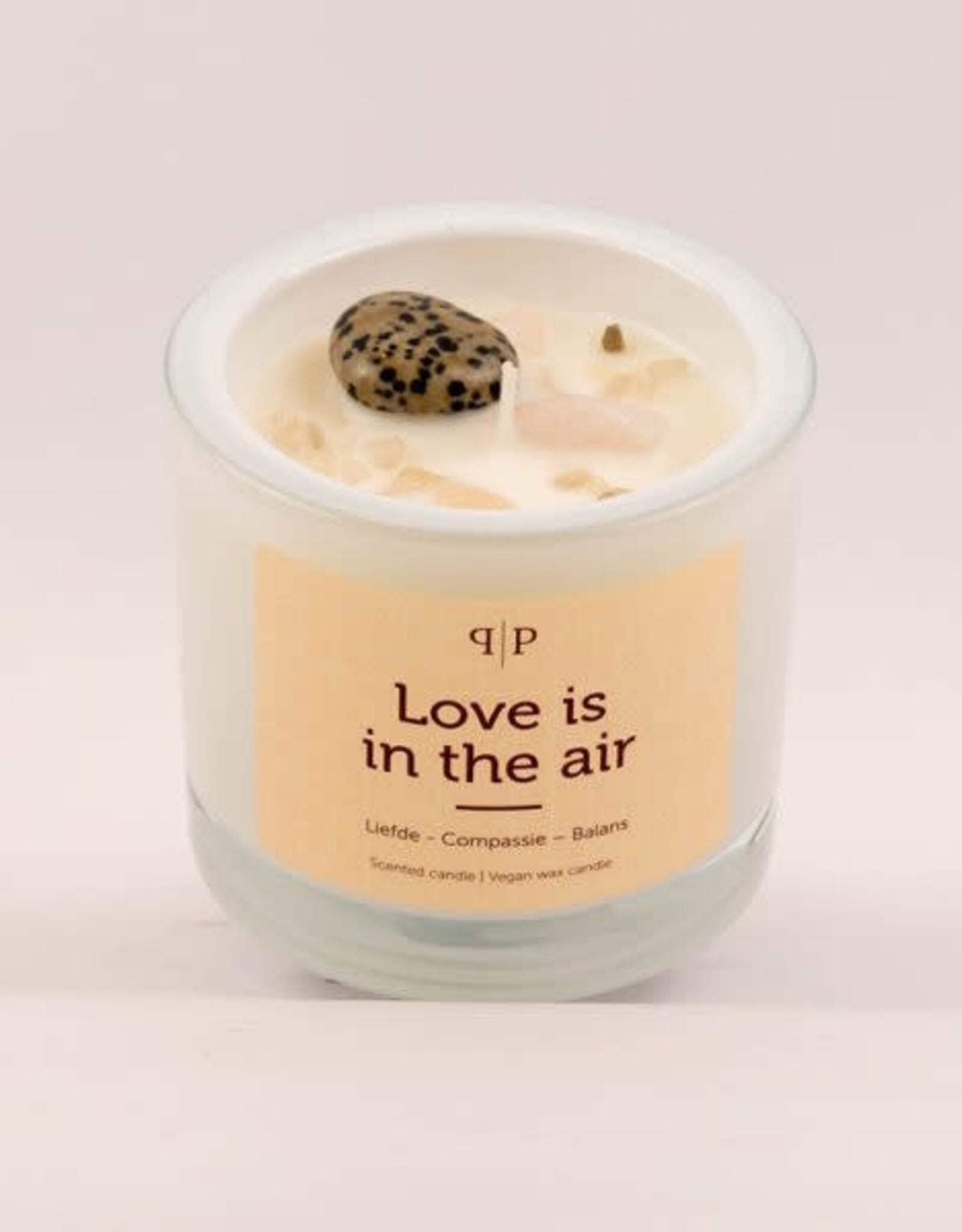 Pottie Pot Geurkaars met edelstenen - Love is in the air