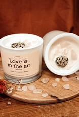 Pottie Pot Geurkaars met edelstenen - Love is in the air