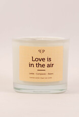 Pottie Pot Geurkaars met edelstenen - Love is in the air