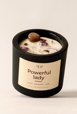 Pottie Pot Geurkaars met edelstenen - Powerful lady