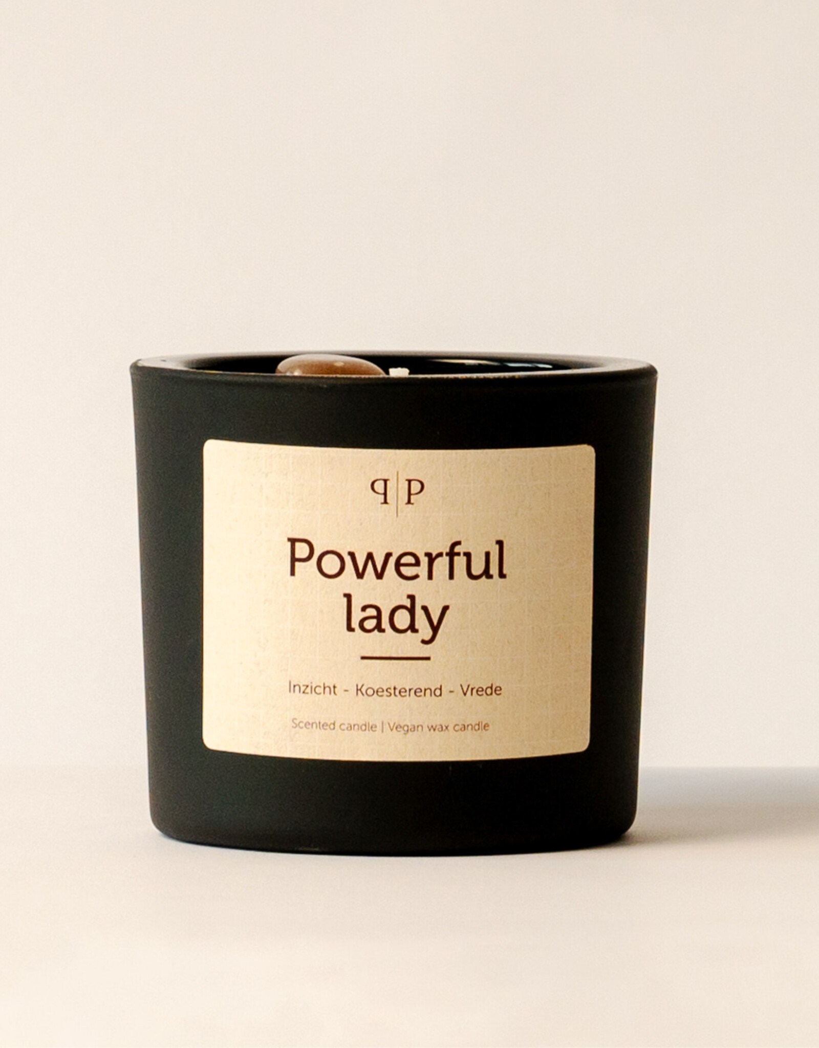Pottie Pot Geurkaars met edelstenen - Powerful lady