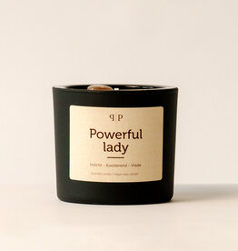 Pottie Pot Geurkaars met edelstenen - Powerful lady