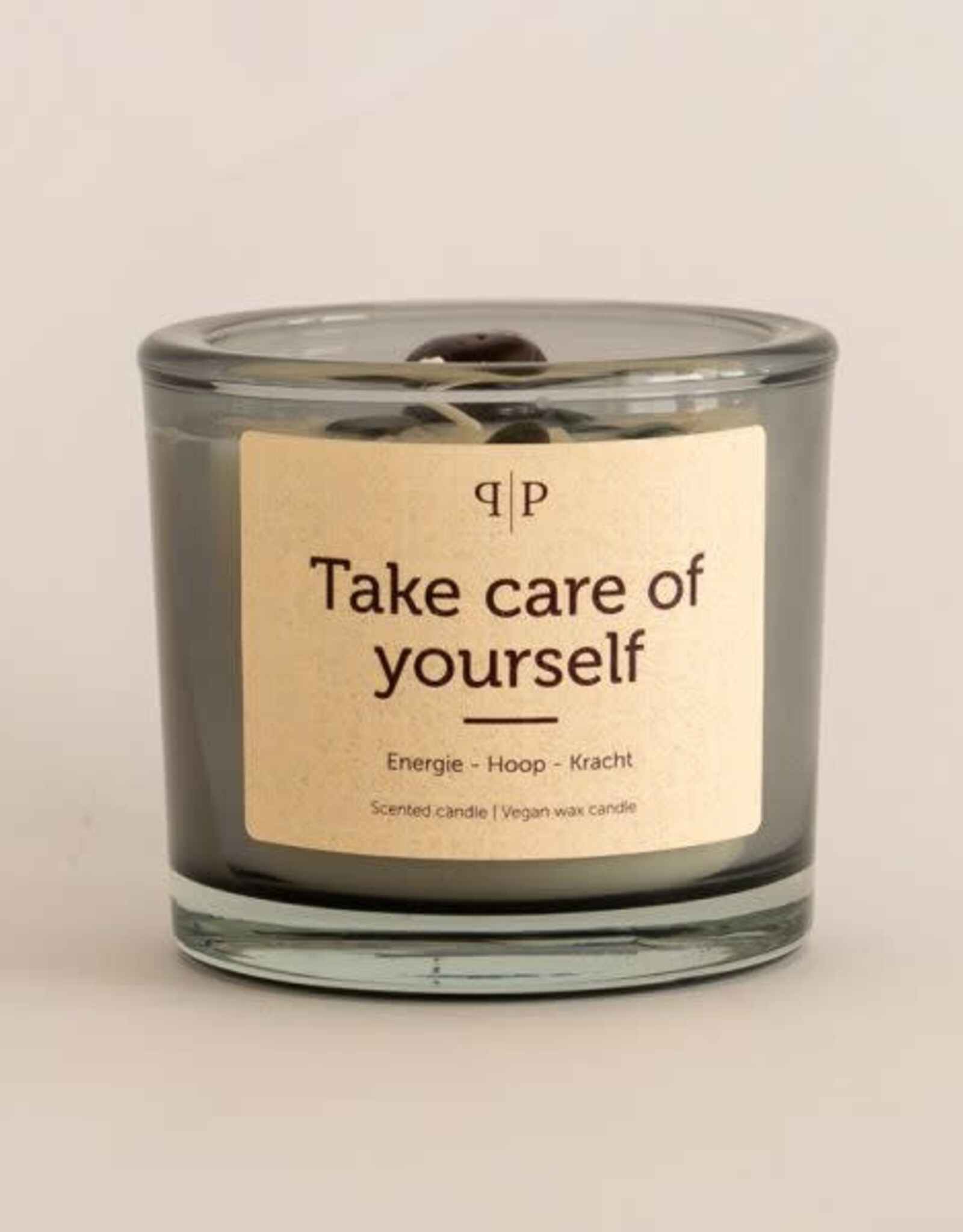 Pottie Pot Geurkaars met edelstenen - Take care of yourself