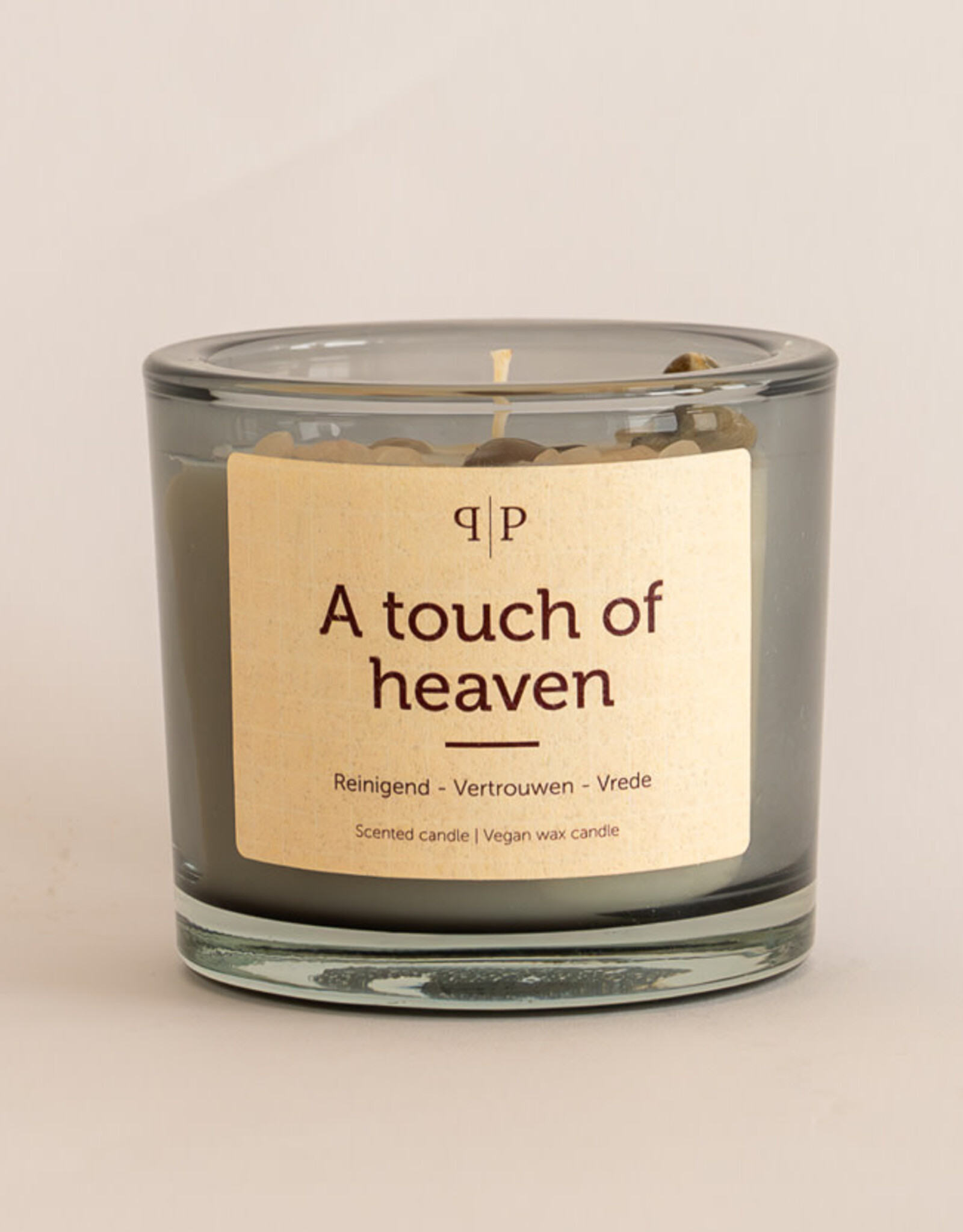 Pottie Pot Geurkaars met edelstenen - Touch of heaven