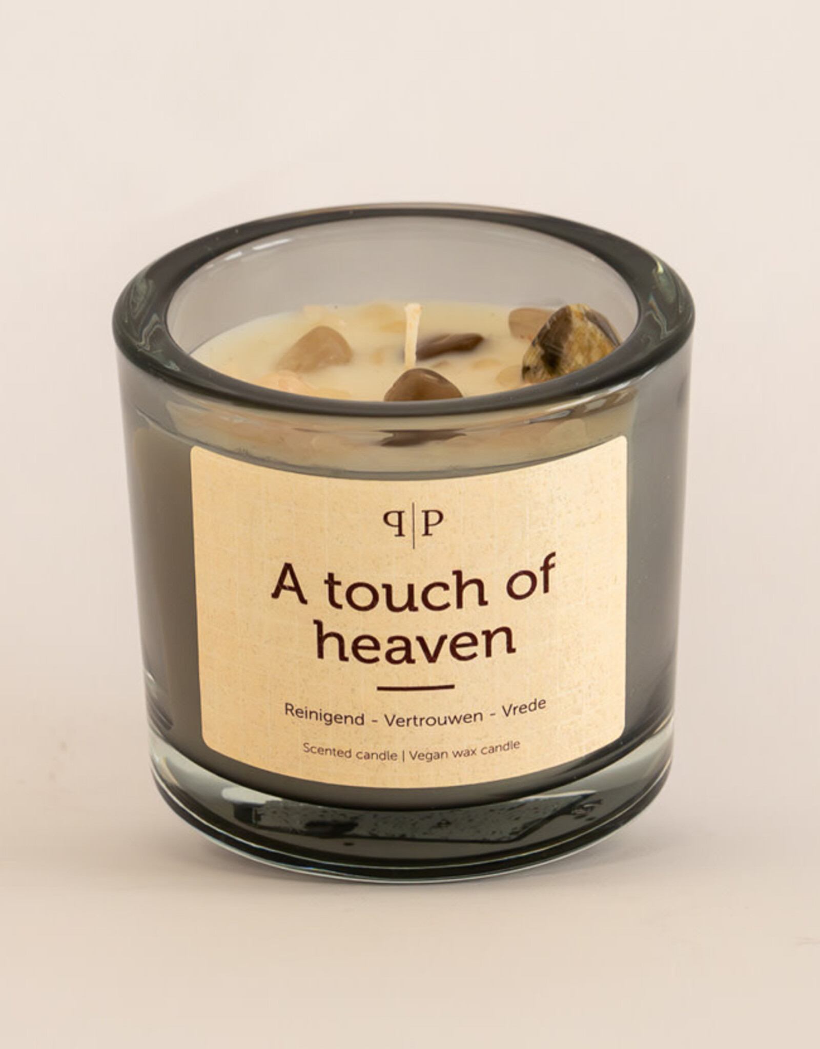 Pottie Pot Geurkaars met edelstenen - Touch of heaven