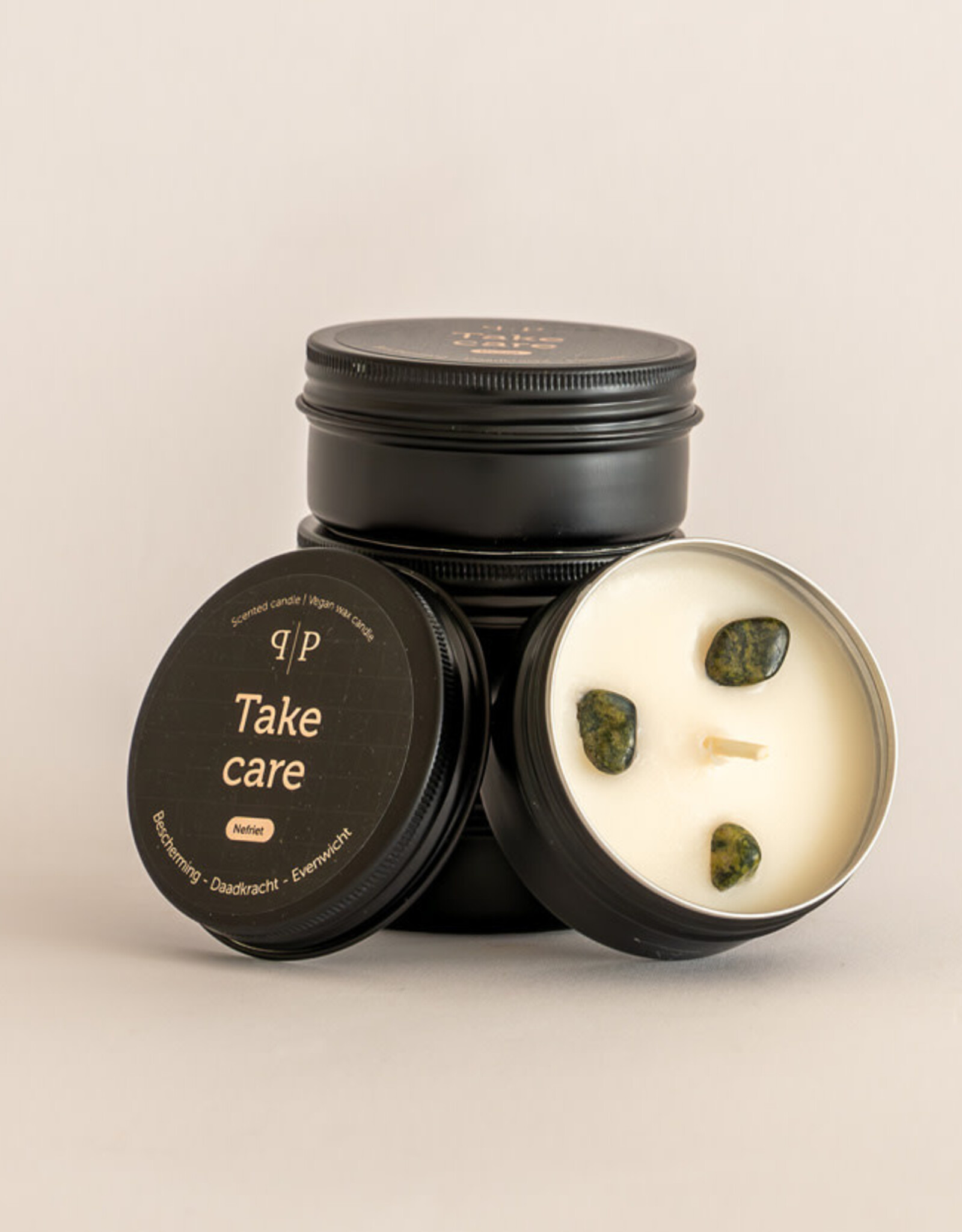 Pottie Pot Geurblikje met edelstenen - Take care