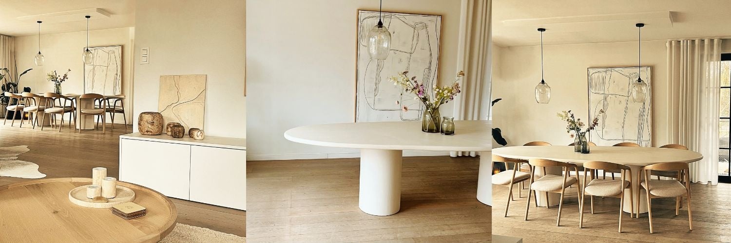 Organische mortex tafel