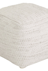 Poef - Asuri ivory - 40xø30cm