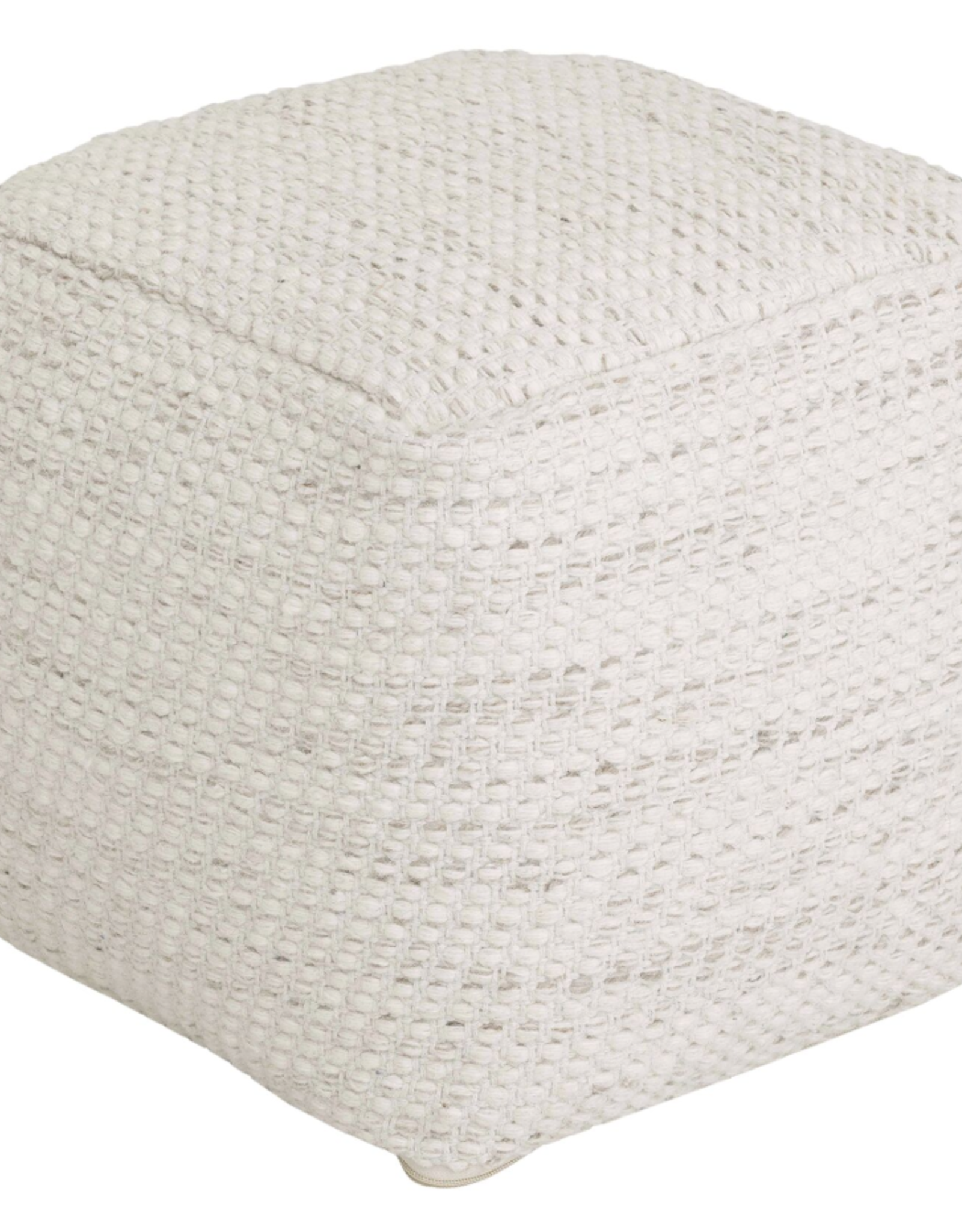 Poef - Asuri ivory - 40xø30cm