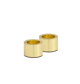 Uyuni Kaarsenhouder - matte brass - set of 2