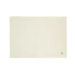 Zusss Placemat - hartje wit goud