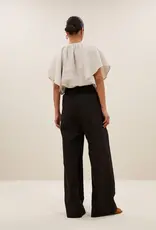 By-bar Broek - Benji poplin - black