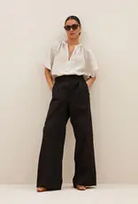 By-bar Broek - Benji poplin - black