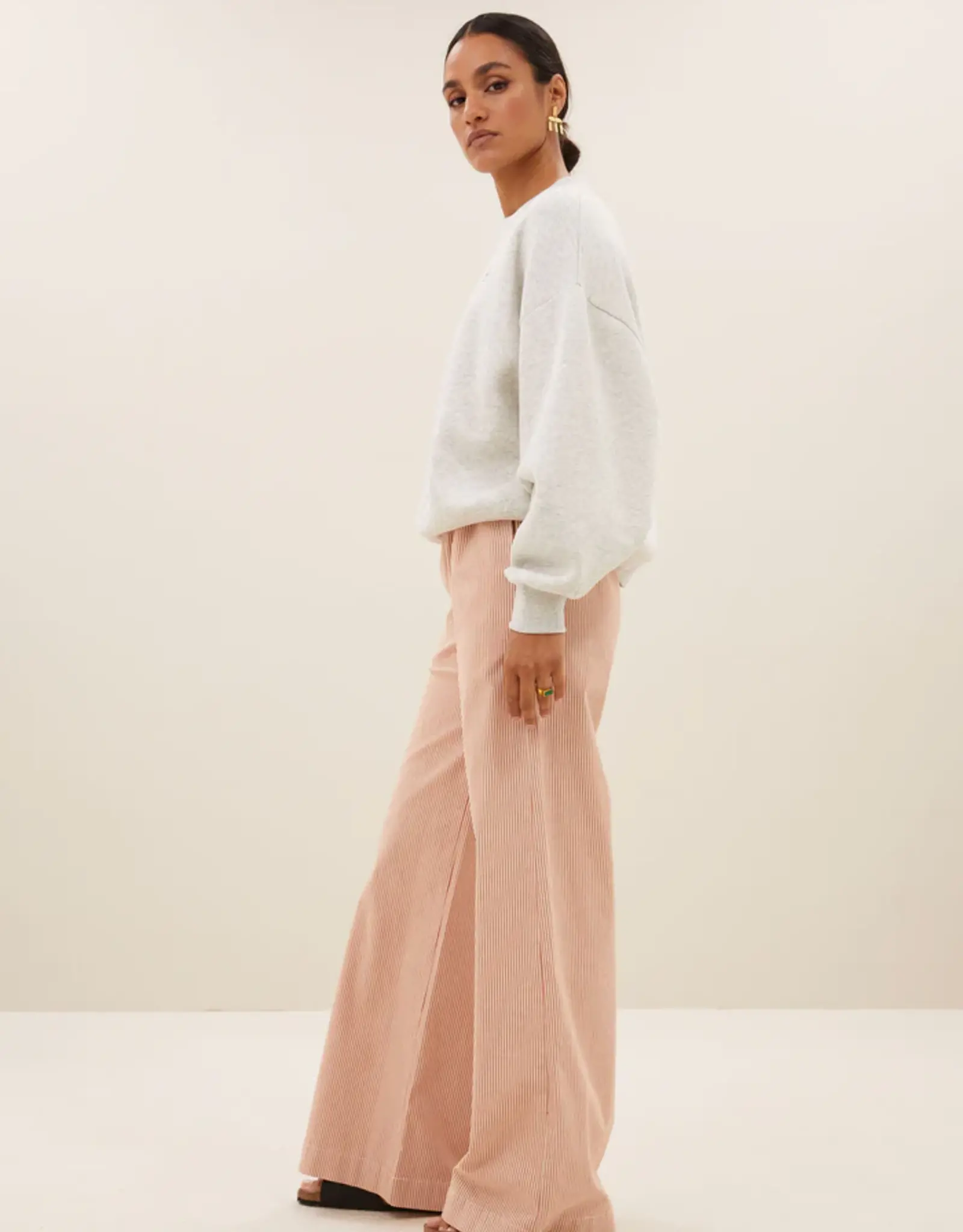 By-bar Trui - Bibi love light grey