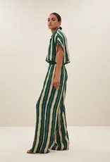 By-bar Broek - Benji tie dye - green