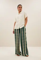 By-bar Broek - Benji tie dye - green