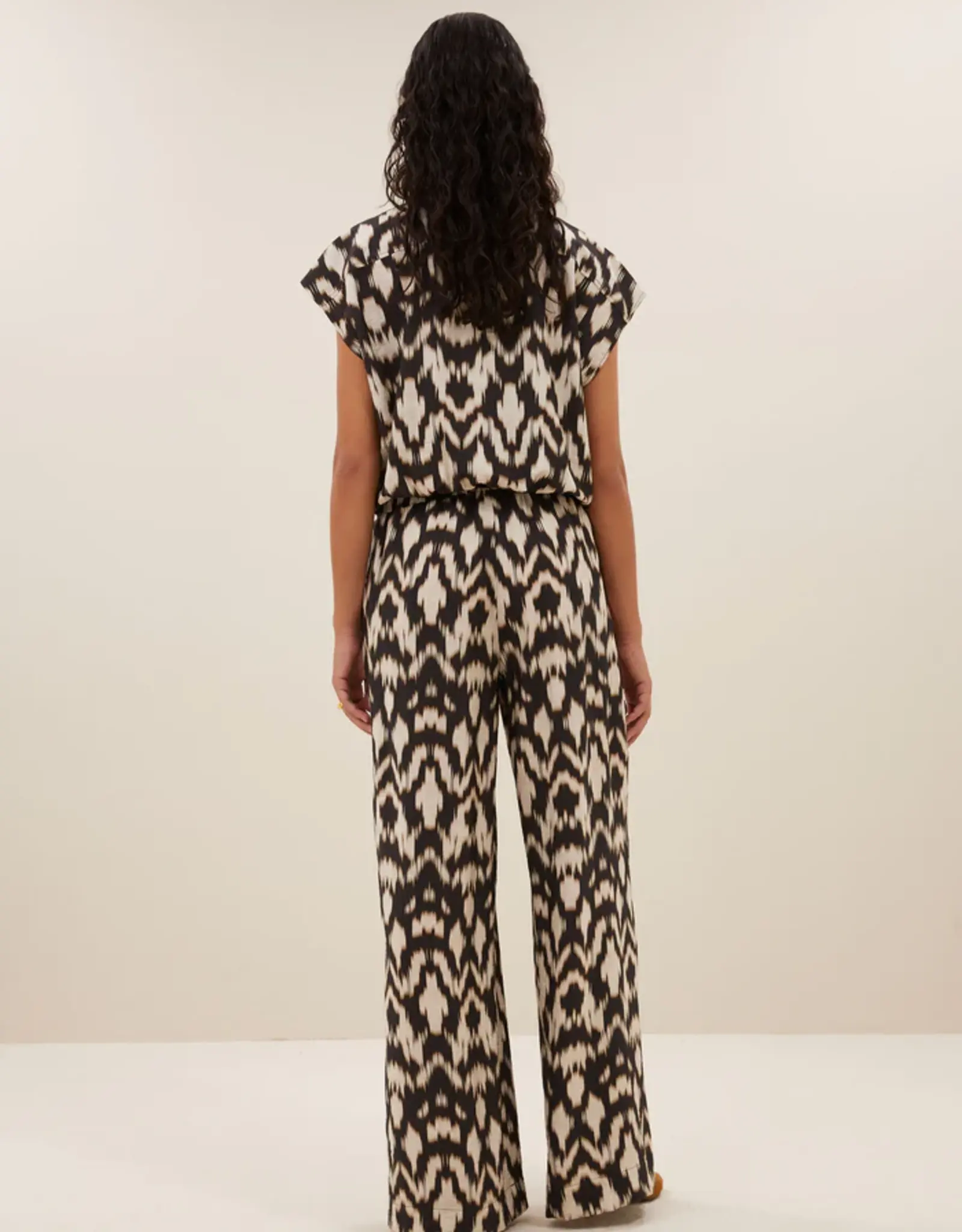 By-bar Broek - Benji brown batik