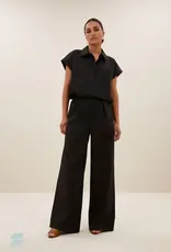 By-bar Blouse - Bieke poplin - zwart