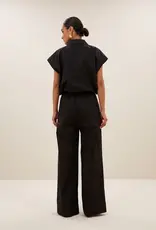 By-bar Blouse - Bieke poplin - zwart