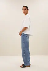By-bar Blouse - Owen poplin - wit