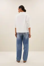By-bar Blouse - Owen poplin - wit