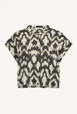By-bar Blouse - Lode batik - bruin