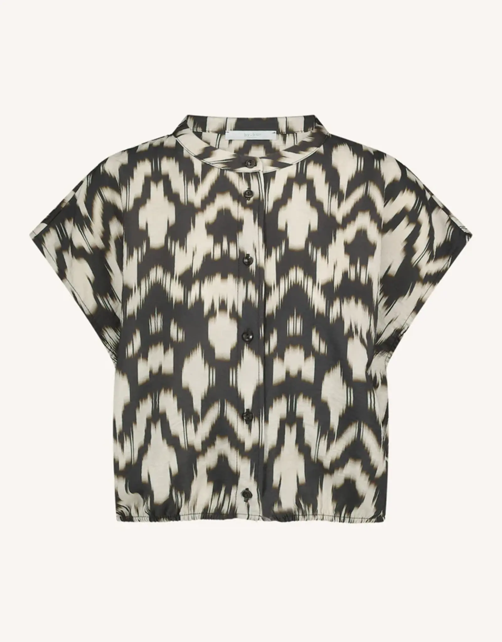 By-bar Blouse - Lode batik - bruin