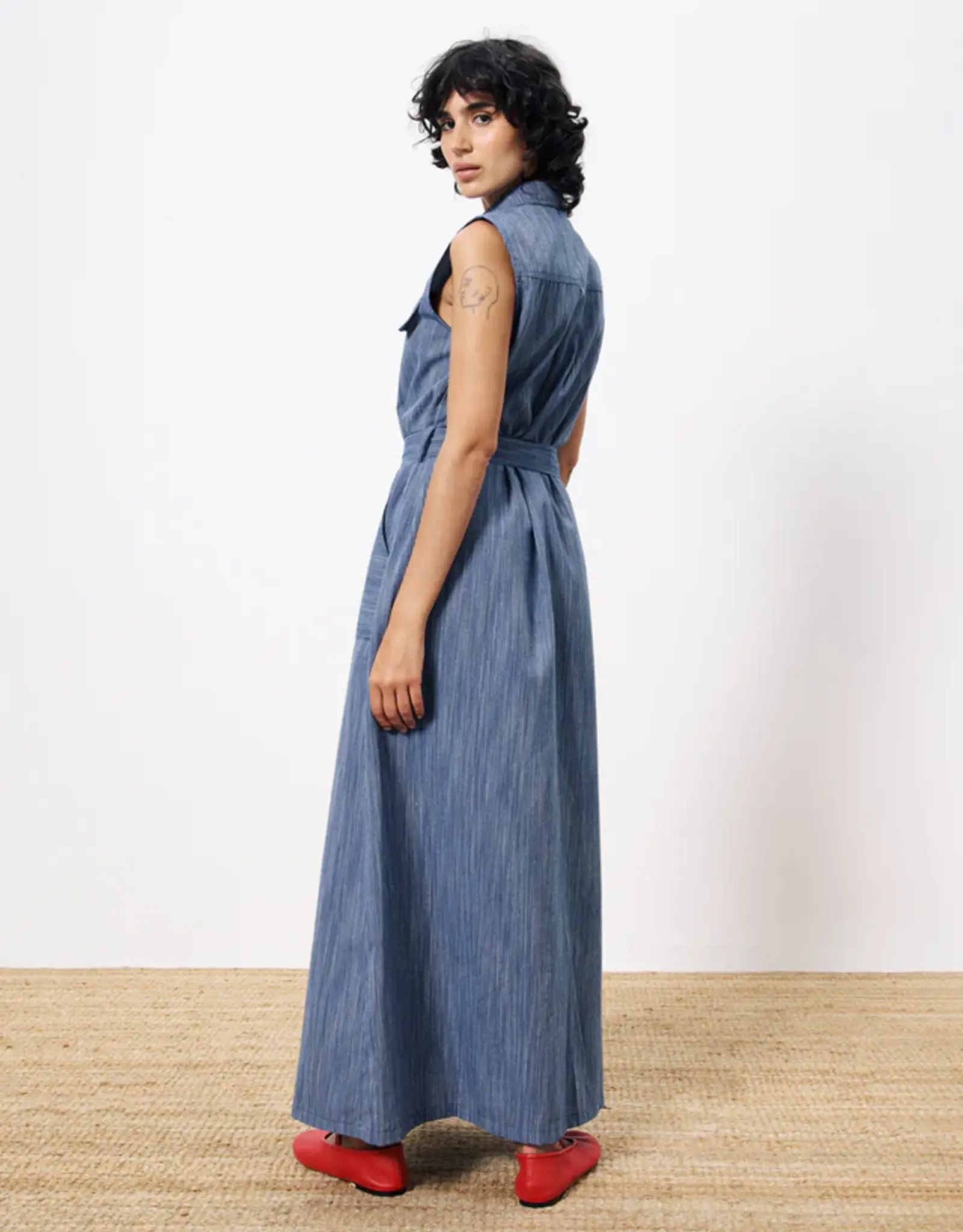 Jurk - Scarlet - Marine blauw