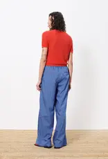 Broek - Edeline - blauw/rood
