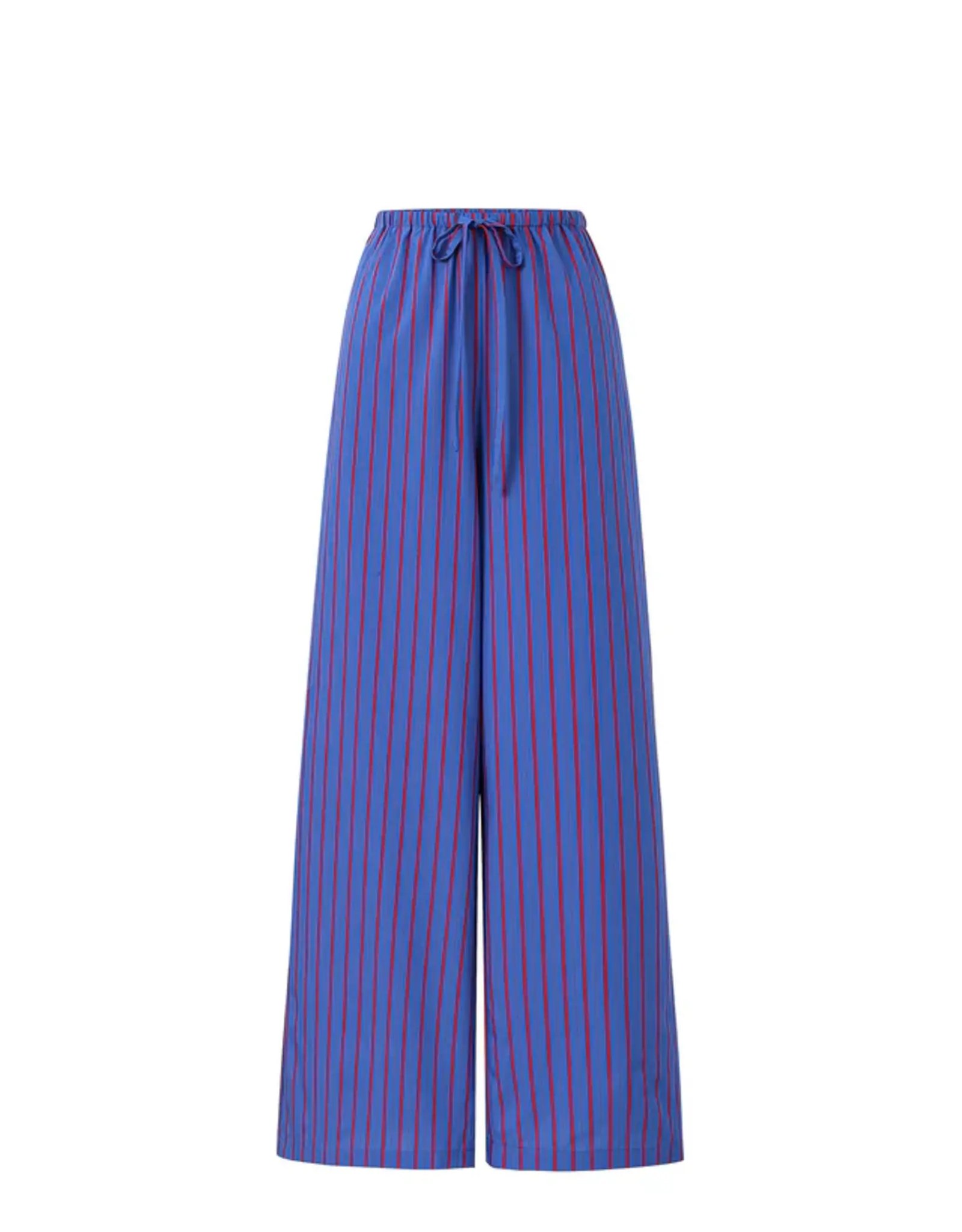 Broek - Edeline - blauw/rood