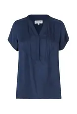 Lollys Laundry Top - Heather donkerblauw