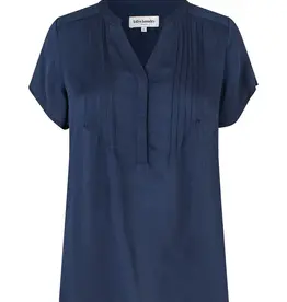 Lollys Laundry Top - Heather donkerblauw