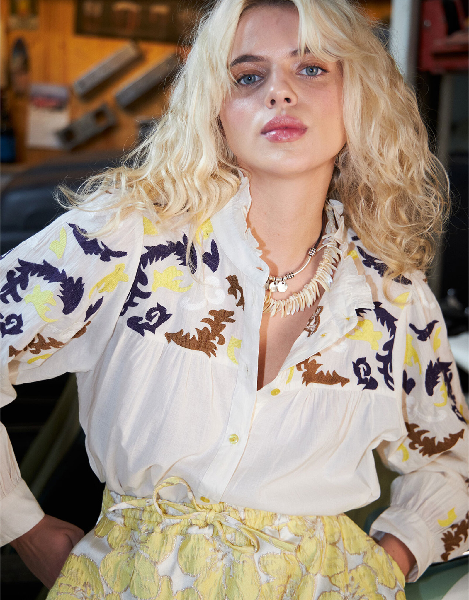 Lollys Laundry Blouse - Myall wit