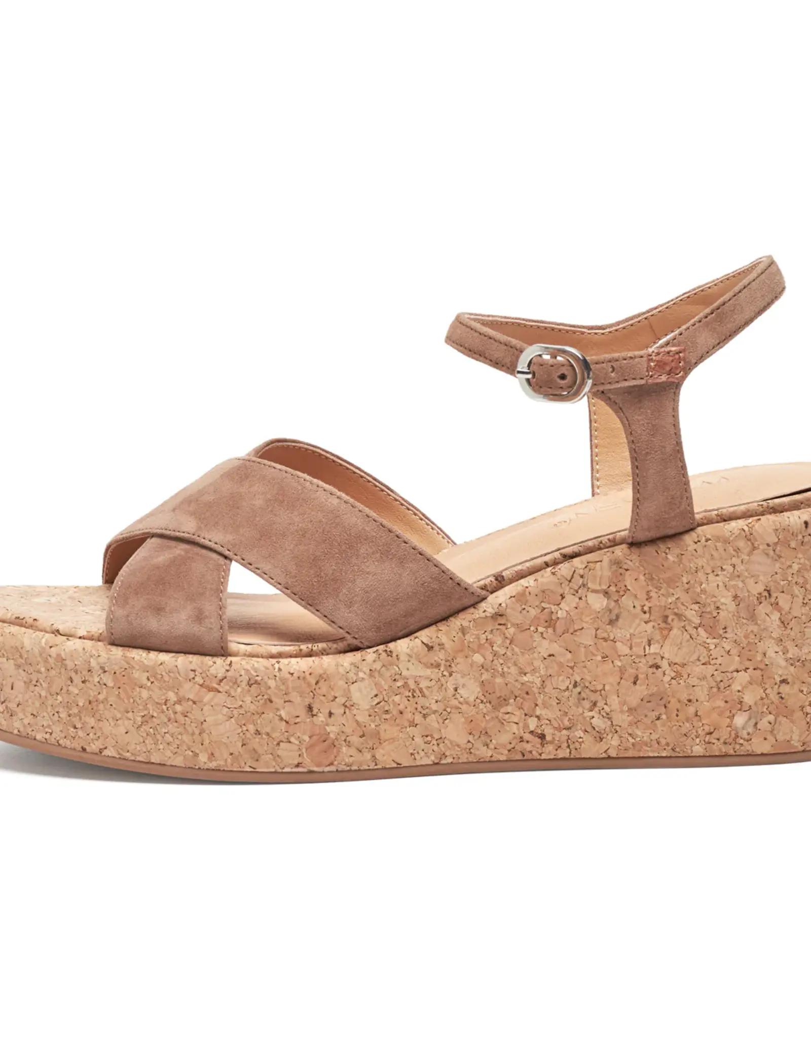 Woden Sandaal Emily - caramel