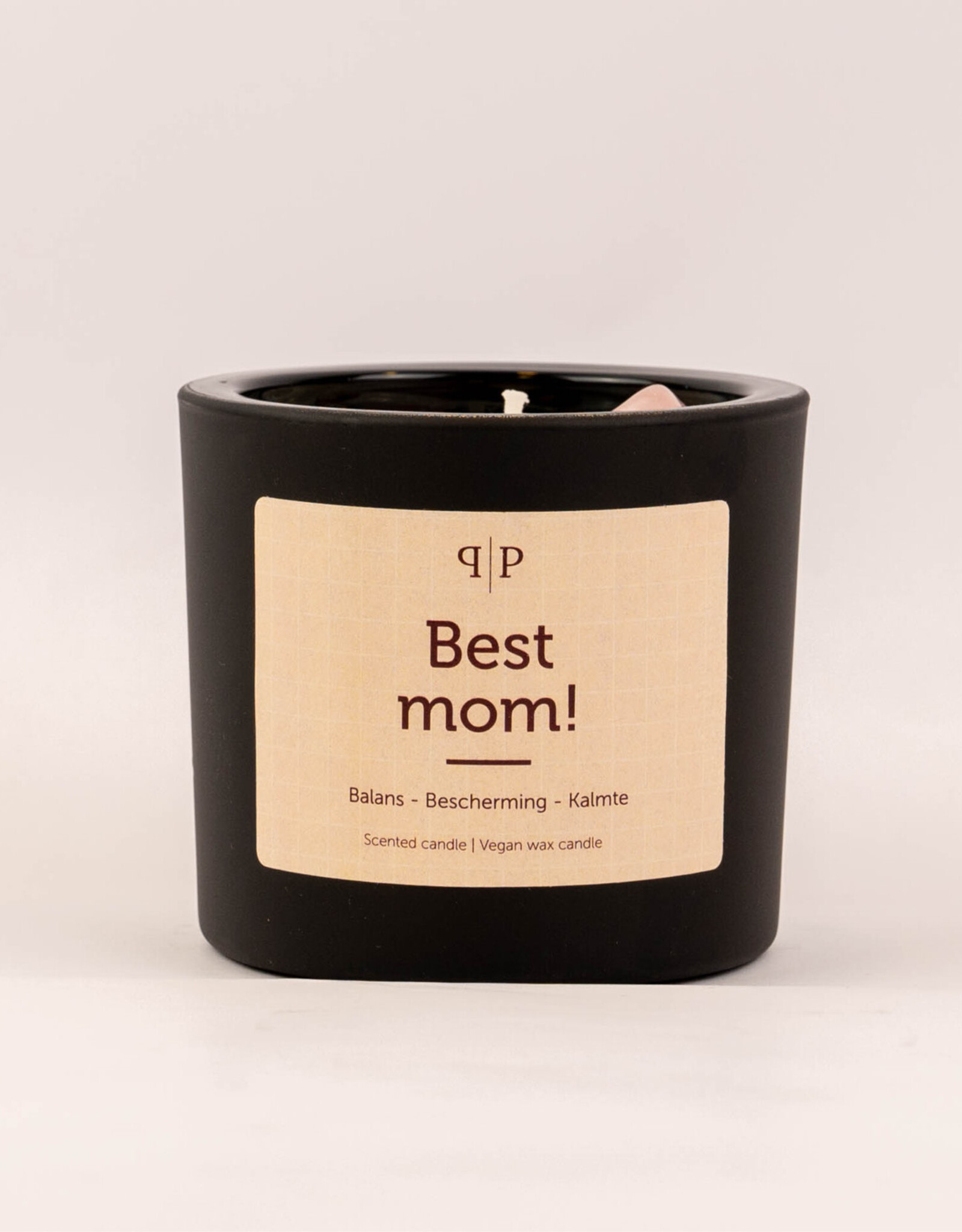 Pottie Pot Geurkaars met edelstenen - Best mom!