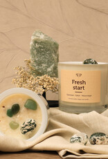 Pottie Pot Geurkaars met edelstenen - Fresh start