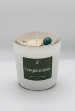 Pottie Pot Geurkaars met edelstenen - Congratulations