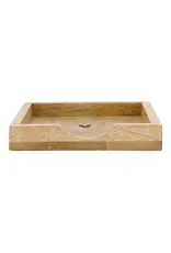 Zusss servethouder vierkant - hartje - hout