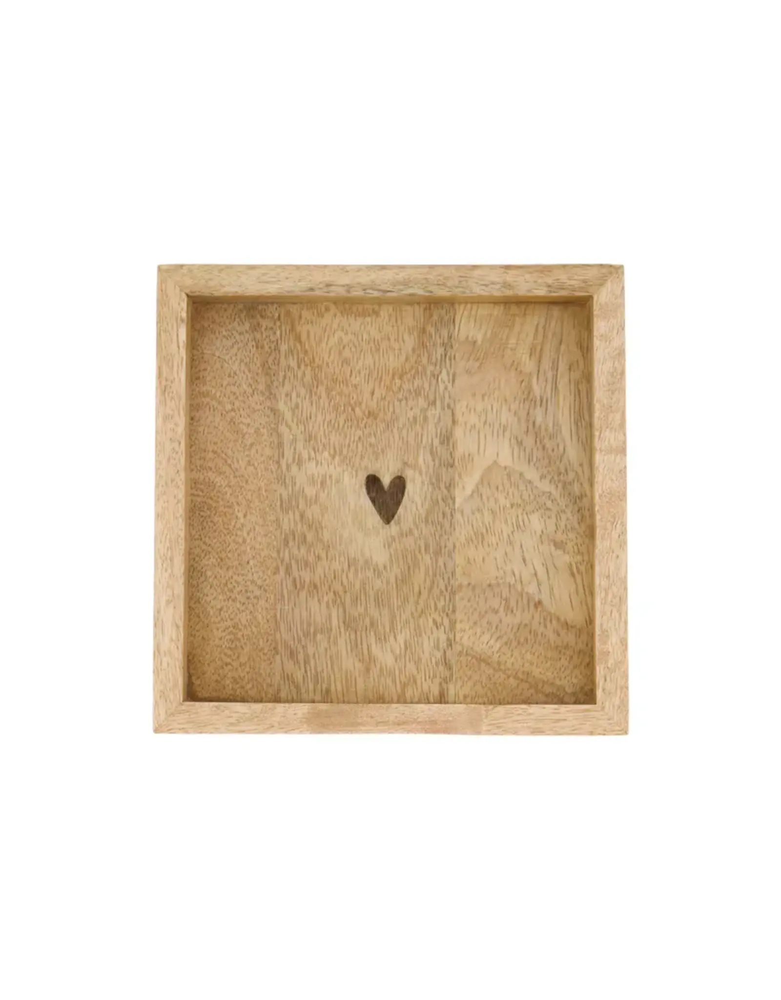 Zusss servethouder vierkant - hartje - hout