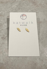 Katwalk Oorbel - Leaf - goud