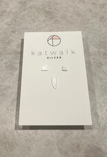 Katwalk Oorbel - Abstract - zilver
